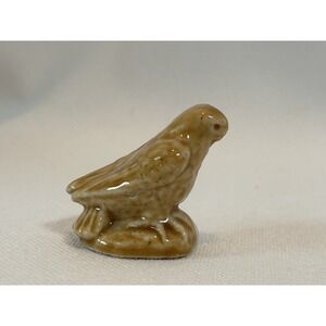 Wade England Bald Eagle Bird Figurine Brown Ceramic Whimsies Miniature Vintage